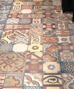 Oude antieke Franse cementtegels Jugendstil tegeltjes, Ophalen of Verzenden