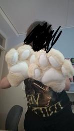 Furry paws, beige., Ophalen, Zo goed als nieuw, Handschoenen, Hoed of Pet