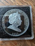 12 x zilveren 5 NZD Cook Islands 2007 Elvis Presley, Ophalen of Verzenden, Koningin Beatrix, Setje, Zilver
