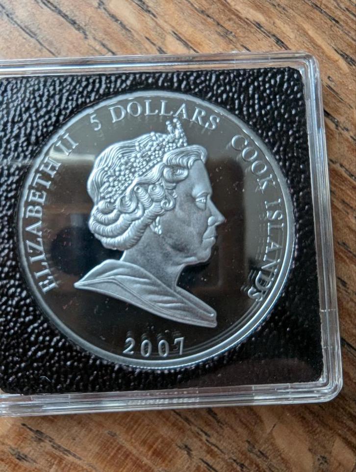 12 x zilveren 5 NZD Cook Islands 2007 Elvis Presley, Postzegels en Munten, Munten | Nederland, Setje, Koningin Beatrix, Zilver