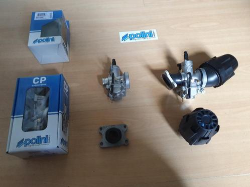 Nieuw Polini Carburateur 19 & 21mm CP Spruitstuk Luchtfilter, Fietsen en Brommers, Brommeronderdelen | Algemeen, Nieuw, Carburateur