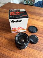 Vivitar 28-50mm f3.5-4.5 Olympus OM, Ophalen of Verzenden, Zo goed als nieuw, Standaardlens, Zoom