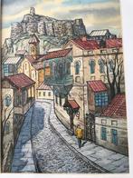 Prent Vogezen Epinal, Antiek en Kunst, Kunst | Etsen en Gravures, Ophalen of Verzenden