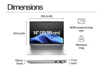 HP EliteBook 6 G1 / 14" / AZERTY!! / 2025 / HP Garantie!! beschikbaar voor biedingen