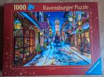 Ravensburger Puzzel 1000 Stukjes - Kerst in Engeland, Ophalen of Verzenden, 500 t/m 1500 stukjes, Zo goed als nieuw, Legpuzzel