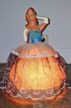 Vintage Dame Lamp met Rok, Ophalen of Verzenden