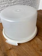 Taart doos Tupperware hoog model, Ophalen of Verzenden, Gebruikt, Wit, Overige typen