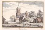 Leersem 1630 Kopergravure ingekleurd A. Rademaker, Antiek en Kunst, Ophalen of Verzenden