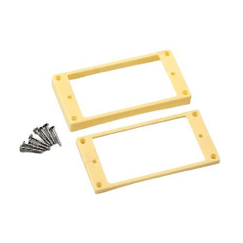 (2pcs) gitaar humbucker arched pickup ring aged cream, Muziek en Instrumenten, Instrumenten | Onderdelen, Nieuw, Elektrische gitaar