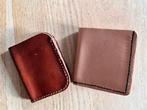 Handgemaakte leren portemonnee, Overige merken, Bruin, Nieuw, Ophalen of Verzenden