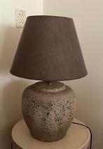 Stenen lamp incl kap, bruin, sierlijke lamp, schemerlamp, Ophalen of Verzenden, Zo goed als nieuw, Minder dan 50 cm