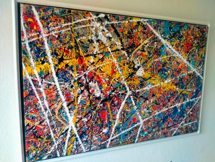 Kunstwerk te koop, Antiek en Kunst, Kunst | Schilderijen | Abstract, Ophalen