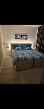 Boxspring, Ophalen, Tweepersoons, Zo goed als nieuw, 180 cm