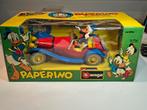 Disney Bburago Donald Duck, Paperino 1/18, 1984 nieuwstaat!, Ophalen of Verzenden, Zo goed als nieuw, Auto, Bburago