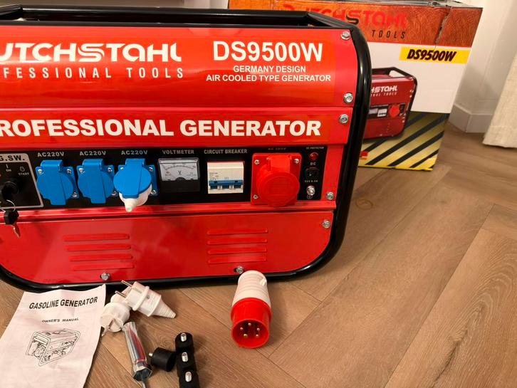 WEEKENDACTIE!! Generator aggregaat Dutchstahl 3kw, Doe-het-zelf en Verbouw, Aggregaten, Nieuw, Benzine, Minder dan 5 kVA, Elektrisch startend