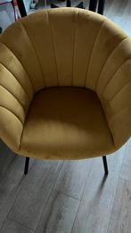 Okergele fauteuil, Huis en Inrichting, Fauteuils, Ophalen of Verzenden, Zo goed als nieuw