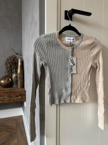 NIEUW | cropped grijs/beige vestje | Organic Basics | XXS/XS beschikbaar voor biedingen