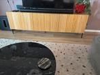Woood Gravure TV meubel 180cm, Huis en Inrichting, Kasten | Televisiemeubels, Ophalen, 150 tot 200 cm, Eikenhout, Zo goed als nieuw