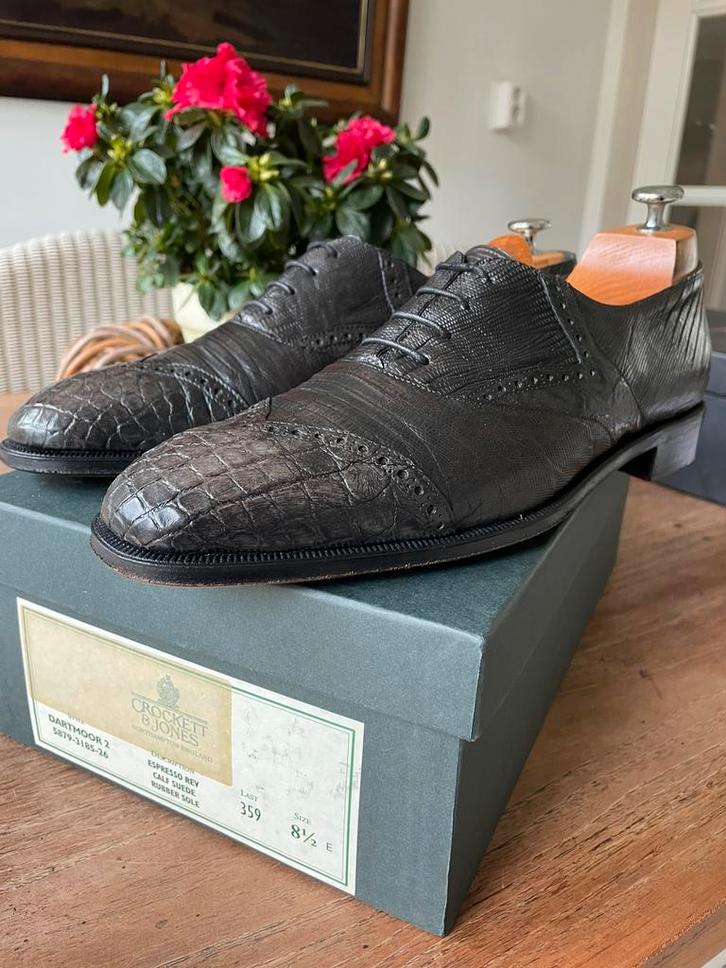 Mauri hand made Echt Krokodil/Hagedis maat 44, Kleding | Heren, Schoenen, Zo goed als nieuw, Ophalen of Verzenden