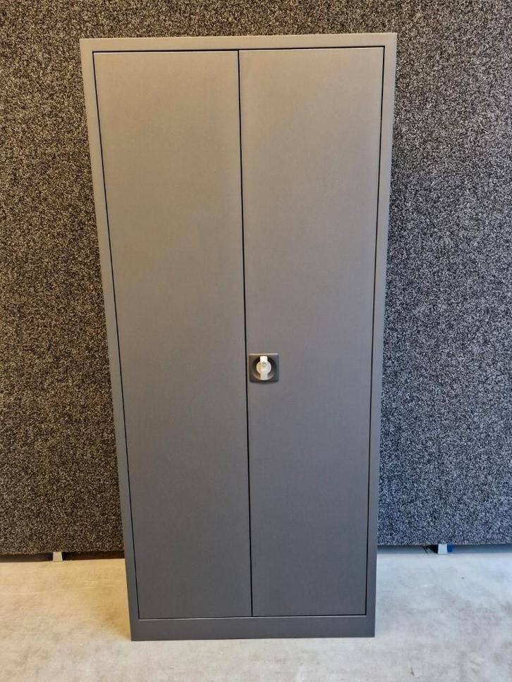 NIEUW Archiefkast 195x92x42 cm antraciet showmodel, Huis en Inrichting, Kasten | Roldeurkasten en Archiefkasten, Nieuw, 150 tot 200 cm