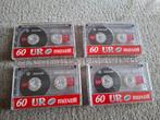 4 cassettebandjes, Maxell, 60, 2 t/m 25 bandjes, Overige genres, Ophalen of Verzenden, Nieuw in verpakking