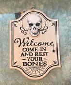 SKULL DECORATIE, Ophalen of Verzenden, Nieuw, Versiering, Halloween of Griezel
