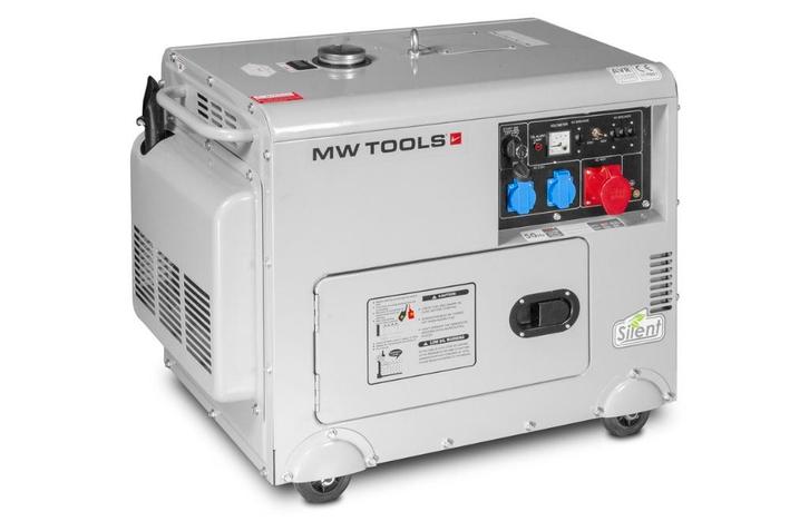 aggregaat generator  noodstroom dieselaggregaat benzine, Doe-het-zelf en Verbouw, Aggregaten, Nieuw, Dieselolie, 5 tot 10 kVA