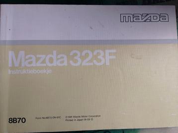 Mazda 323 F Coupe handleiding/ instructieboek 