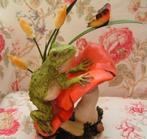 beeld kikker en vlinder, Verzamelen, Beelden en Beeldjes, Ophalen, Nieuw, Dier