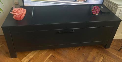 Tv-furniture, color: matt black, Huis en Inrichting, Kasten | Televisiemeubels, Zo goed als nieuw, Minder dan 100 cm, 100 tot 150 cm