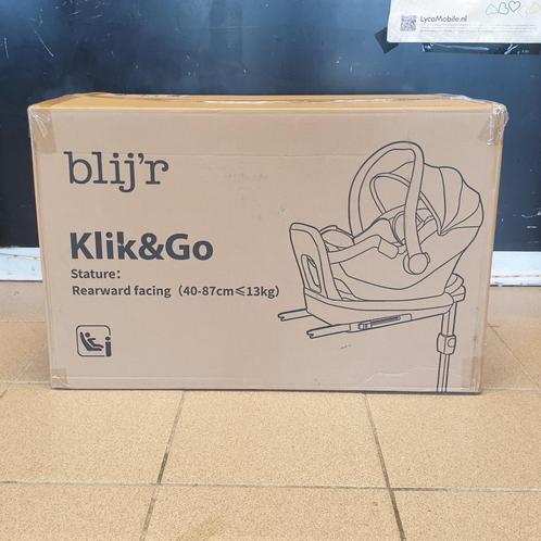 Blij’r Klik&Go Autostoel Grijs - NIEUW!, Kinderen en Baby's, Autostoeltjes, Zo goed als nieuw