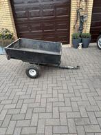 Aanhangwagen zitmaaier, Ophalen, Gebruikt