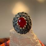 Robijn amethist geluk passie liefde harmonie eyecatcher SALE, Sieraden, Tassen en Uiterlijk, Ringen, Paars, Nieuw, Ophalen of Verzenden