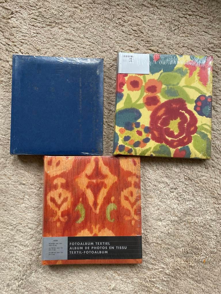 Hema Fotoboeken Textiel - Nieuw in Verpakking, Ophalen of Verzenden, Nieuw, Fotoalbum