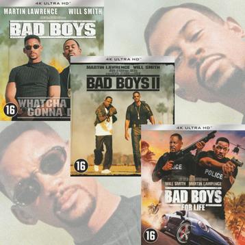 4K Blu Ray Bad Boys 1,2 en 3 € 40,- beschikbaar voor biedingen