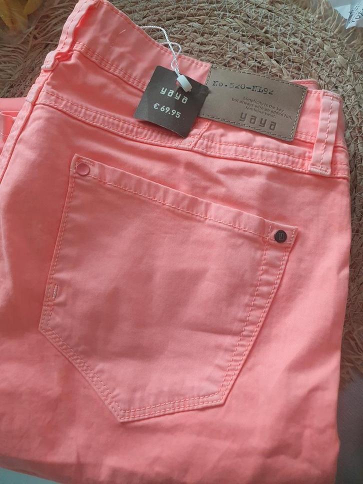 NIEUW! YAYA jeans SPIJKERBROEK NEON ORANJE MAAT 40 L, Kleding | Dames, Spijkerbroeken en Jeans, Zo goed als nieuw, W30 - W32 (confectie 38/40)