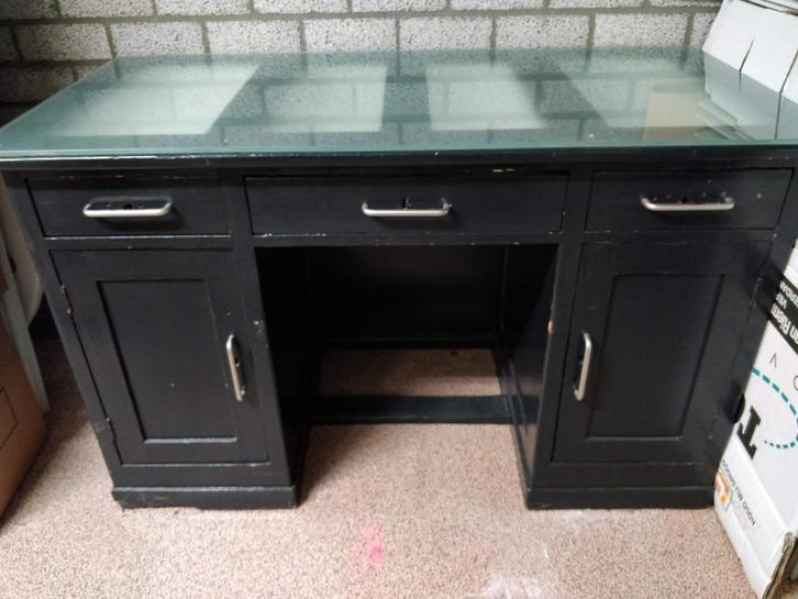 Stevig bureau, Huis en Inrichting, Bureaus, Gebruikt, Bureau, Ophalen