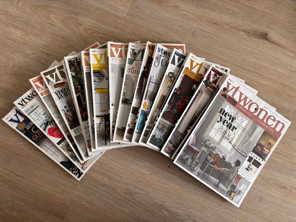 VT Wonen Jaargang 2018 Compleet, Ophalen of Verzenden, Zo goed als nieuw, Glossy