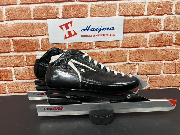Raps demarrage met raps v8 klap onderstel (mt 42), Sport en Fitness, Schaatsen, Zo goed als nieuw, Noren, Raps, Klapschaats, Ophalen of Verzenden