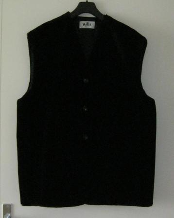 NIEUWE zwarte Faux Fur body warmer van Wille, maat XL / XXL. beschikbaar voor biedingen
