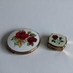 Combi vintage Stratton poederdoosje en pillendoosje, Antiek en Kunst, Curiosa en Brocante, Ophalen of Verzenden