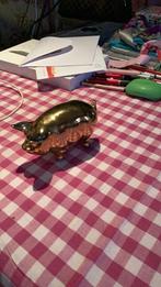 Varken bladgoud beeldje, Verzamelen, Beelden en Beeldjes, Verzenden, Zo goed als nieuw, Dier