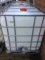 Ibc vaten 1000 liter vat, Tuin en Terras, Regentonnen, 150 liter of meer, Ophalen, Zo goed als nieuw, Kunststof