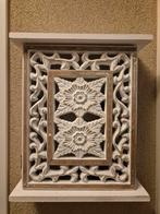 Houten Sleutelkastje met Decoratief Design, Antiek en Kunst, Ophalen of Verzenden