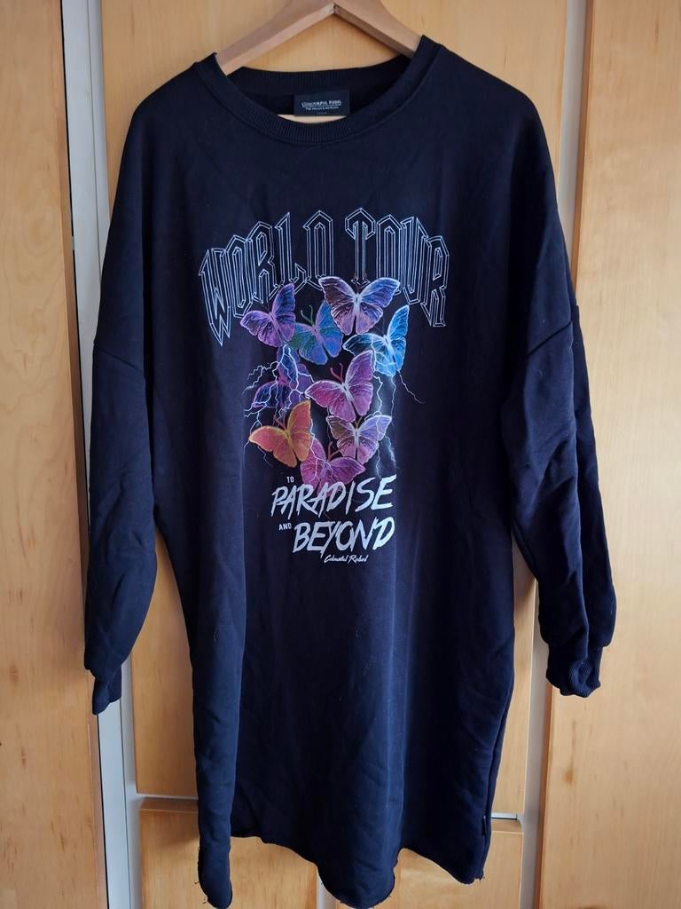 Sweaterjurk colourful rebel, Kleding | Dames, Jurken, Ophalen of Verzenden, Zo goed als nieuw, Zwart, Boven de knie