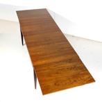 Vintage mid century uitschuifbare verlengbare eettafel teak, Huis en Inrichting, Tafels | Eettafels, Vintage design, Verzenden