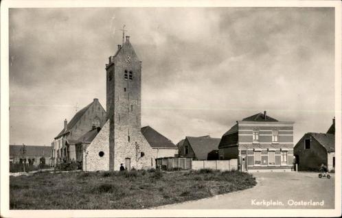 Kerkplein Oosterland, Verzamelen, Ansichtkaarten | Nederland, Ongelopen, Zeeland, 1940 tot 1960, Verzenden