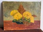 Stilleven met chrysanten, Antiek en Kunst, Kunst | Schilderijen | Klassiek, Ophalen of Verzenden