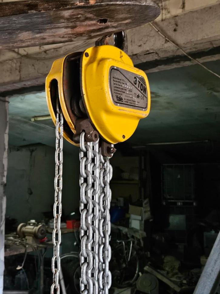 Yale 3 Ton Kettingtakel - Nieuw, Doe-het-zelf en Verbouw, Lieren en Takels, Nieuw, Handmatig, Ophalen
