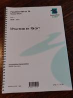 Politiek en recht, Hogeschool Leiden.  Mireille Gomans, Ophalen of Verzenden, Alpha, Zo goed als nieuw, HBO